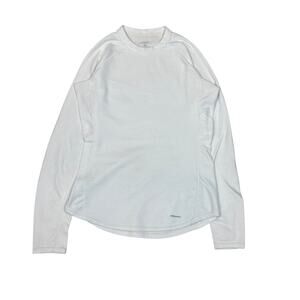 Women's White Long Sleeve Top